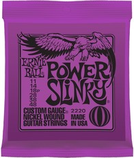 Ernie Ball 2220 Power Slinky 11-48 Nickel Wound Electric Guitar Strings