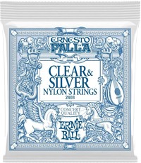 Ernie Ball 2403 Ernesto Palla Clear and Silver Nylon Classical Guitar Strings