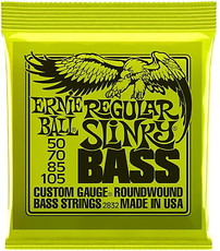 Ernie Ball 2832 Regular Slinky 50-105 Nickel Wound Bass Guitar Strings