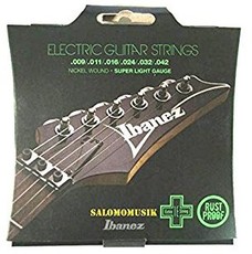 Ibanez IEGN6CW 9-42 Super Light Nickel Wound Coated Electric Guitar Strings (inc. Extra 1st String)