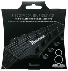 Ibanez IEGS81 10-74 Nickel Wound Regular Light Top 8 String Electric Guitar Strings