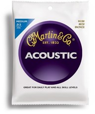 Martin M150 Traditional 13-56 80/20 Bronze Medium Acoustic Guitar Strings