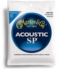 Martin MSP4200 Acoustic SP 13-56 92/8 Phosphor Bronze Medium Acoustic Guitar Stings