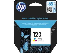 HP 123 Tri-Colour Ink Cartridge (Blister Pack)