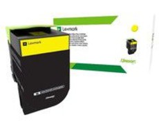 Lexmark 708HYE High Yield Yellow Corporate Laser Toner Cartridge