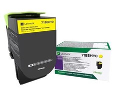 Lexmark 71B5HY0 High Yield Yellow Laser Toner Cartridge