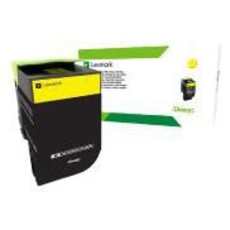 Lexmark 808HYE High Yield Yellow Corporate Laser Toner Cartridge