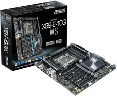 ASUS X99-E-10G WS with O.C socket Intel X99 LGA 2011-v3 Motherboard