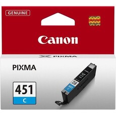 Genuine Canon CLI-451 Cyan Ink Cartridge (6524B001AA)