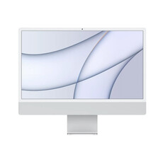 Apple iMac Desktop PC - Apple M1 Chip with 8-Core / 24.0" 4.5K Retina / 8GB RAM / 256GB SSD / 7-Core Graphics / Silver (MGTF3SO/A)