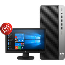 HP 290 G3 Desktop PC with Free HP 18.5-inch Monitor (9DN66EA-PROMO)