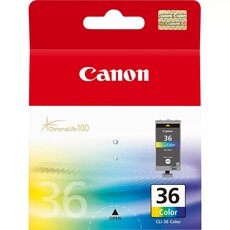 Genuine Canon CLI-36 Tri Colour Ink Cartridge (1511B001AF)