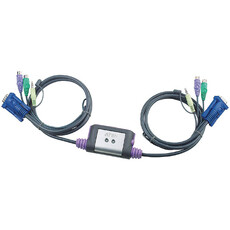 ATEN 2-Port PS/2 VGA/Audio Cable KVM Switch 1.2m (CS62A)