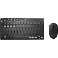 Rapoo 8000M Multi-Mode Wireless Keyboard & Mouse Combo - Black