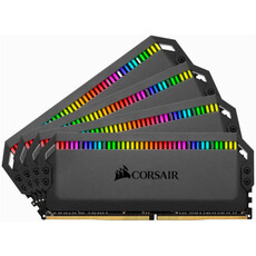 Corsair Dominator Platinum RGB 32GB DDR4 3200MHz AMD Ryzen Desktop Memory Kit (4 x 8GB) - Black