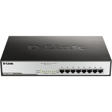 D-Link 8-Port PoE Desktop Switch (DGS-1008MP)