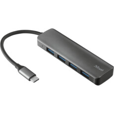 Trust Halyx Aluminium USB-C to 4-Port USB-A 3.2 Hub (TRS-23328)