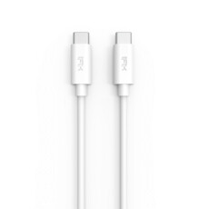 FEELTEK 1.2M USB Type C Male TO USB Type C Male Data/charge Cable -White (FTK-CBL CTC-1M2W)