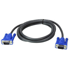 Volkano View Series VGA Male To Male Cable 1.5 Meter - Black (VK20018BK)