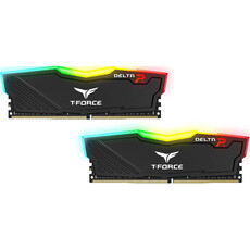 T-Force Delta RGB DDR4 16GB Gaming Memory Kit - Black Heatsink (TF3D416G3200HC16FDC01)