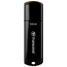 Transcend JetFlash 700 64GB Super Speed USB Flash Drive - Piano Black (TS64GJF700)