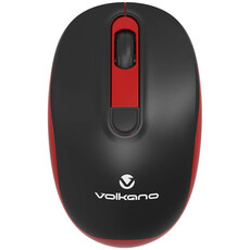 Volkano Jade Series Wireless Black & Red Mouse (VK20125BKRD)