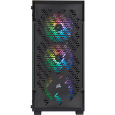 Corsair iCUE 220T RGB Mid-Tower Smart Case - Black