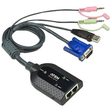 ATEN USB VGA/Audio Virtual Media with Dual Output KVM Adapter (KA7178)