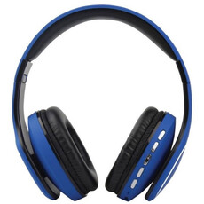 Volkano Phonic Series Bluetooth Full Size Headphones - Blue (VK2002BL)