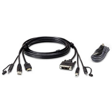 ATEN 1.8M USB HDMI to DVI-D Secure KVM Cable Kit (2L-7D02DHX2)