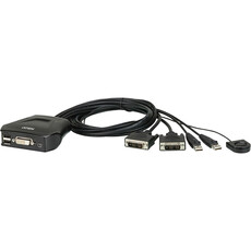 ATEN 2-port USB DVI Cable KVM Switch (CS22D)