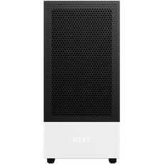 NZXT H510F Flow Tempered Glass Compact Mid-Tower Case - Matte White and Black (NZXT H510F W/B)