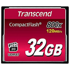 Transcend 32GB High Performance Compact Flash Card (TS32GCF800)