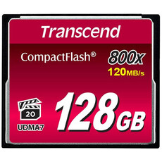 Transcend 128GB High Performance Compact Flash Card (TS128GCF800)