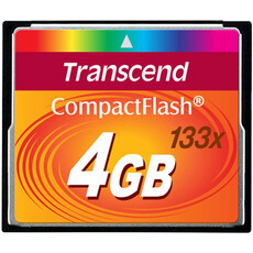 Transcend 4GB Ultra Performance Compact Flash Card (TS4GCF133)