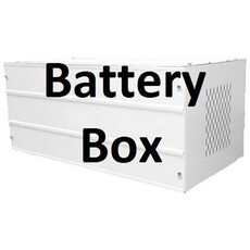 Mecer Battery Box for x 4 100Ah Battery On Adjustable Feet (SOL-BBB-4-100A-BLK)