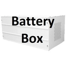 Mecer Battery Box for x 4 200Ah Battery On Adjustable Feet (SOL-BBB-4-200A-BLK)