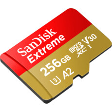 Sandisk Extreme Microsdxc Uhs I Card 256gb Card (SDSQXA1-256G-GN6MN)