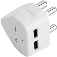 Amplify Empower Series Double USB Wall Charger - White (AMP8008WT)