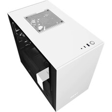 NZXT H210i RGB LED Mini ITX Case - Matte White and Black (NZXT H210i W/B)