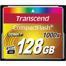 Transcend 128GB Ultra Performance Compact Flash Card (TS128GCF1000)