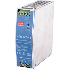 VIVOTEK 120W Single Output Industrial DIN Rail (VIVOTEK NDR-120-48)