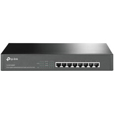 TP-LINK SG1008MP 8 Port Gigabit Poe+ Switch 126w POE Power 1U 13-Inch Rack Mount Steel Case (TL-SG1008MP)