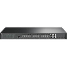 TP-LINK T2600G-28SQ  24-Port Gigabit SFP L2 Managed Switch With 4 10g SFP+ Slots (T2600G-28SQ)