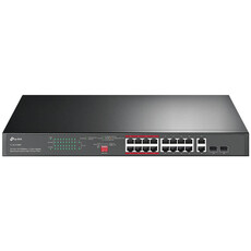 TP-LINK - 16-PORT 10/100MBPS POE+ Switch (TL-SL1218MP)