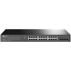 TP-LINK T1600G-28PS 24 Port POE GBE 4 XSFP Smart Switch (T1600G-28PS)