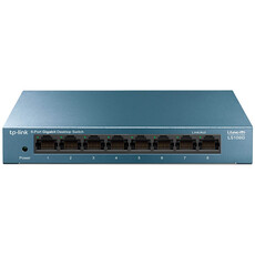 TP-LINK LS108G LITEWAVE 8-Port Gigabit Desktop Switch Desktop Steel Case (TL-LS108G)