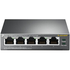 TP-LINK TL-SG1005P 5-Port Desktop POE Gigabit Switch (TL-SG1005P)