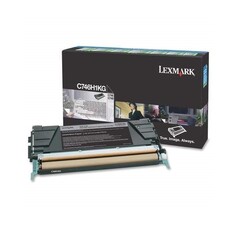 Lexmark C746H1KG Black High Yield Return Program Laser Toner Cartridge