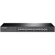 TP-LINK 24-Port 10/100Mbps + 4 Port Gigabit Smart Switch (TL-SL2428)